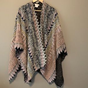 Womens cape shawl.  One size